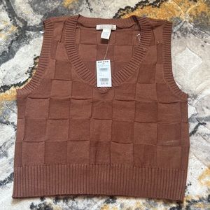 Cropped Vest/Shirt